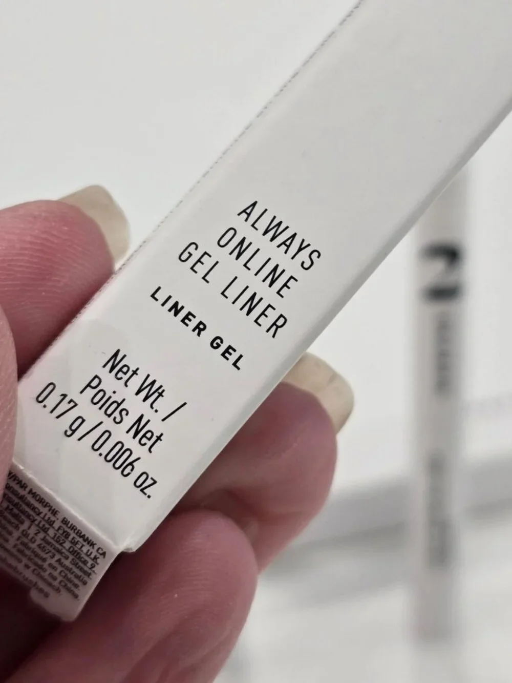 Morphe ✦ Always Online Gel Liner Whimsy White ✦ Ultra‑Creamy Retractable 17g NWT